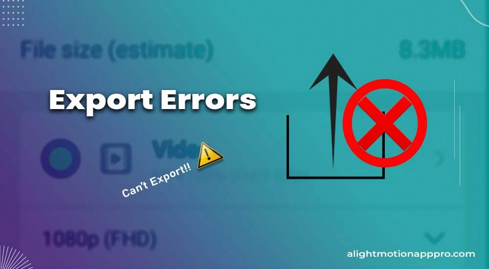 Export-Errors