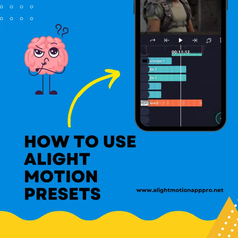 how to use alight motion pretest