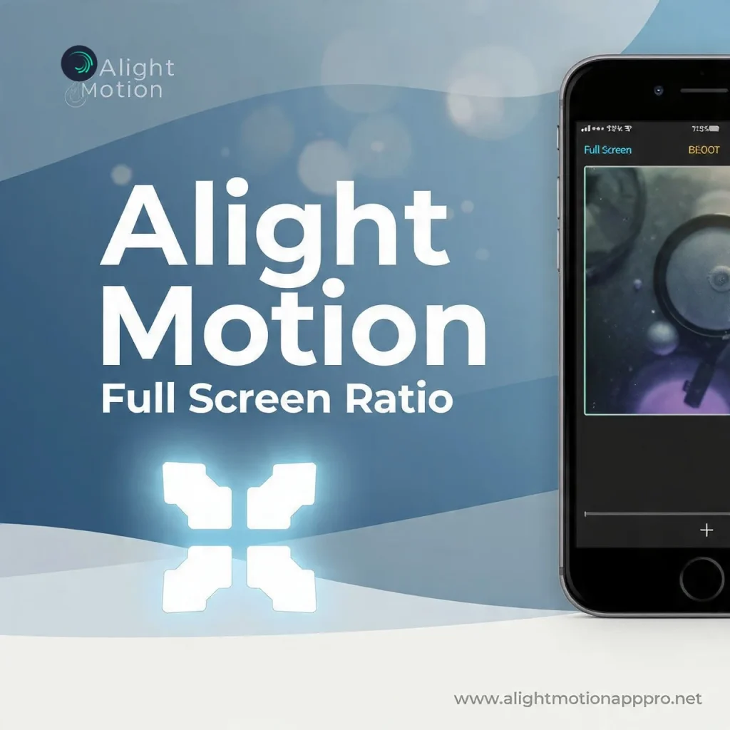 How to Set Alight Motion Full-Screen Ratio 4K HD Quality