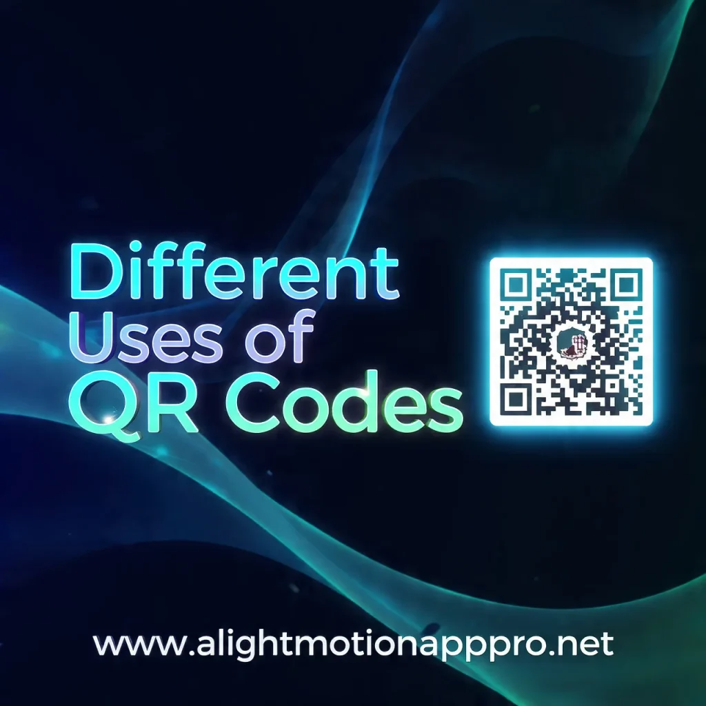 Different Uses of QR Codes Process In Alight Motion App