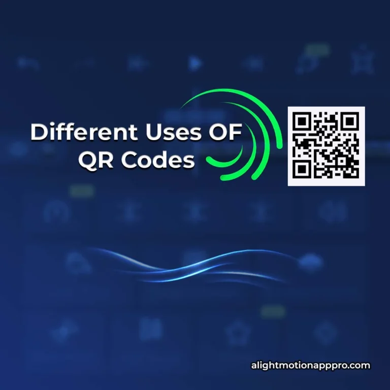 6 Different Uses of QR Codes Process In Alight Motion App
