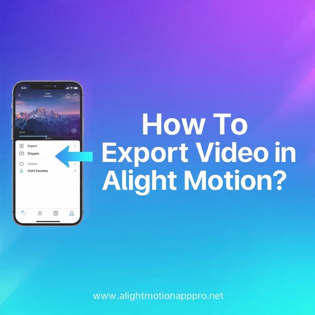 How To Export Video In Alight Motion Comprehensive Guide