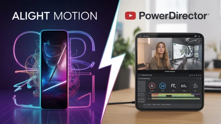 Alight Motion Mod APK vs PowerDirector