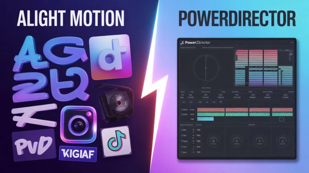 Which One Is Best? Alight Motion Mod APK vs PowerDirector