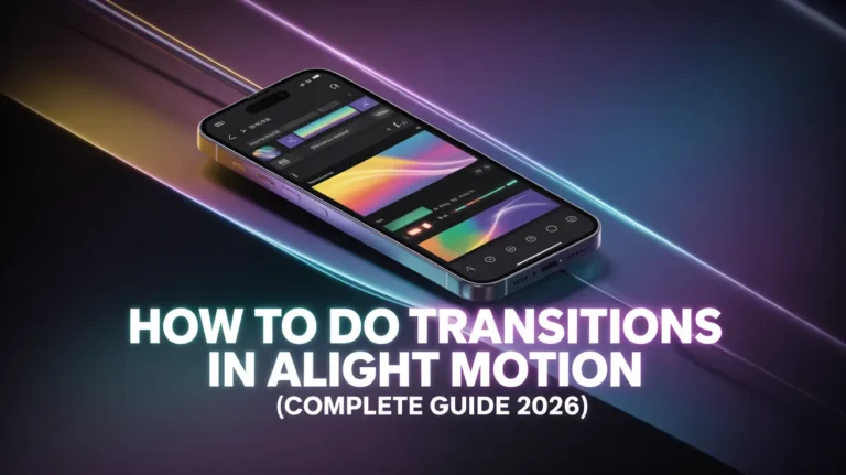 How to Do Transitions in Alight Motion