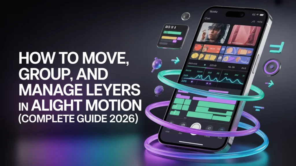 How to Move, Group, and Manage Layers in Alight Motion