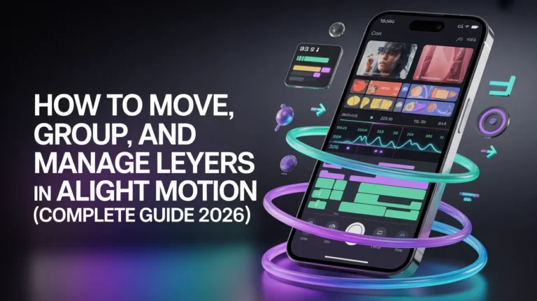 How to Move, Group, and Manage Layers in Alight Motion
