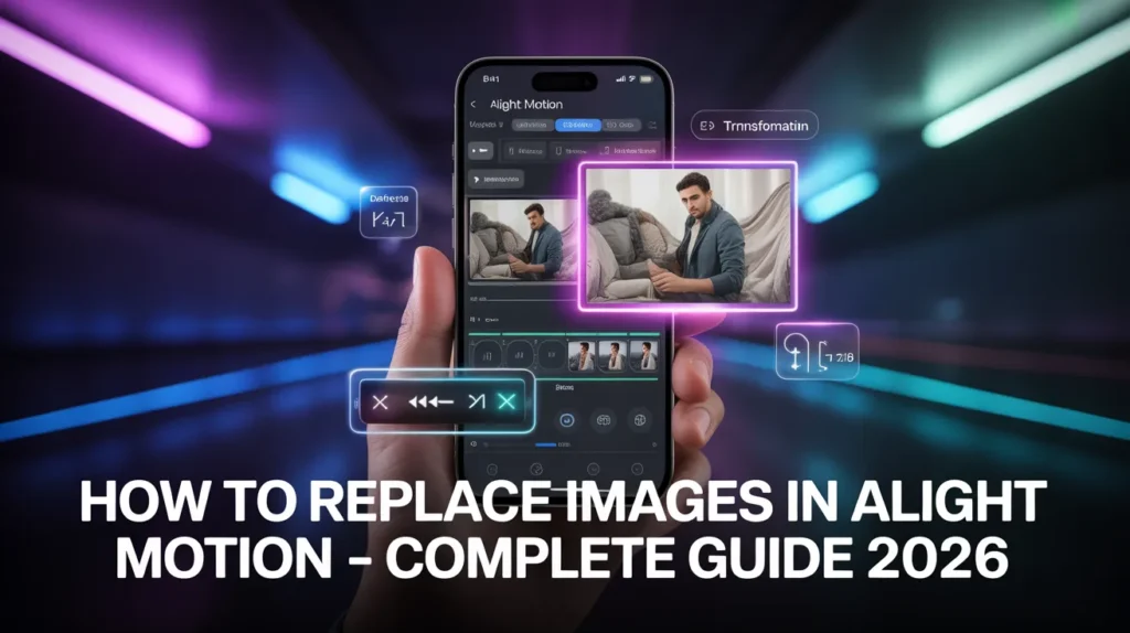 How to Replace Images in Alight Motion 