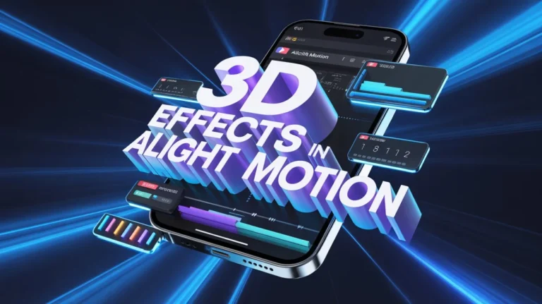 How to Create 3D Effects in Alight Motion