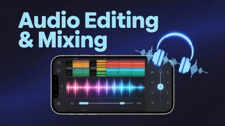 Audio Editing and Mixing in Alight Motion