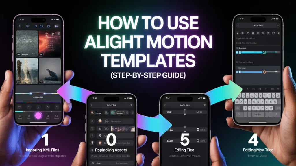How to Use Alight Motion Templates